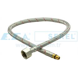 ESNEK HORTUM,M8X1-3/8''-600(PEX) KIRMIZI - 102139032