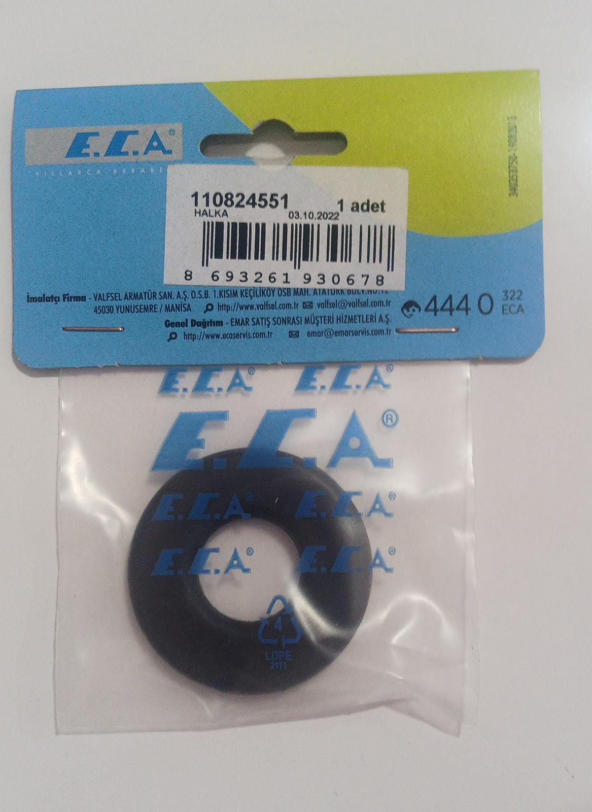 HALKA, SİLİKON SİYAH SERTLİK 65-70 110824551