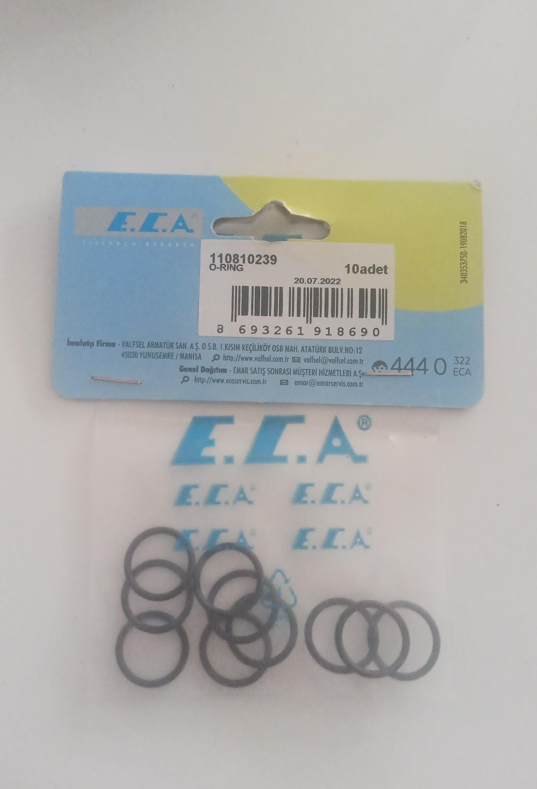 O-RİNG, NBR 70 (14X1,78) 110810239 5 adet